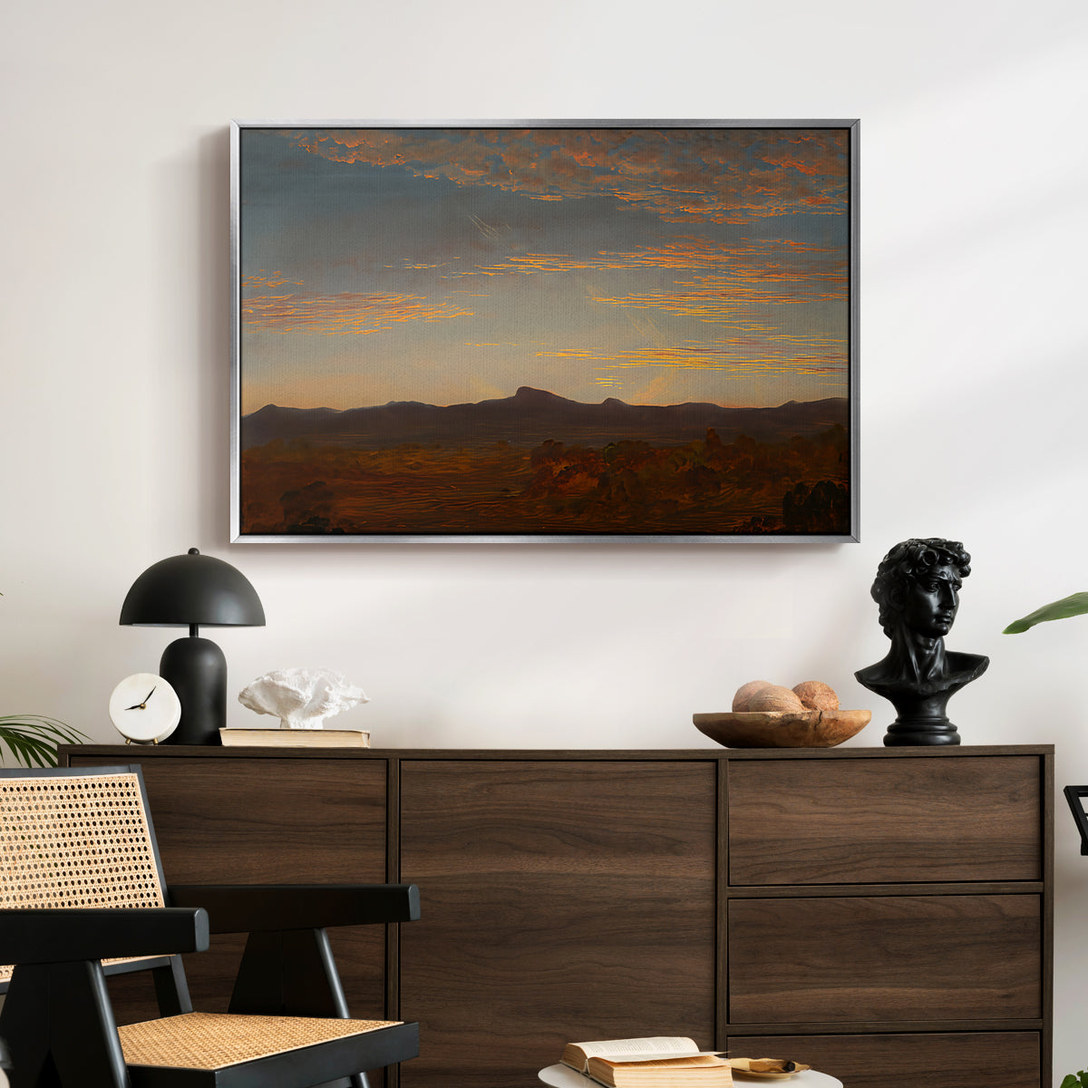 Study for "Catskill Creek", c. 1844-1845 - Floater Framed Canvas Print