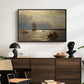 From the Inlet of Oslo, 1874 - Floater Framed Canvas Print