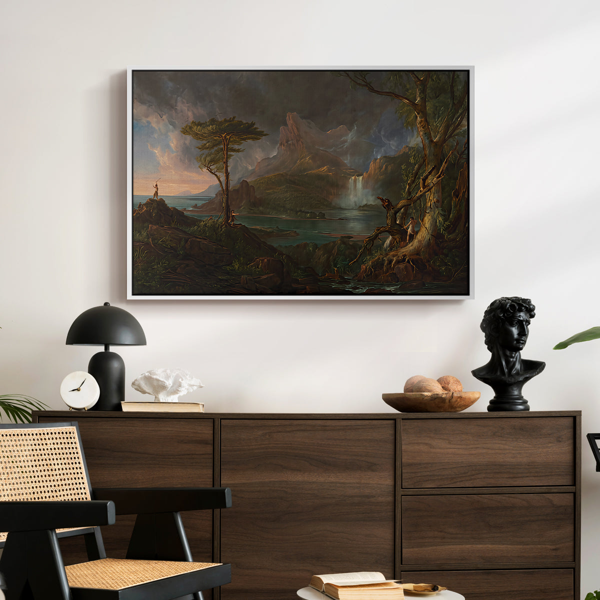 A Wild Scene, 1831-1832 - Floater Framed Canvas Print