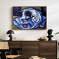 Cat Playing with a Ball, 1945-1950 - Floater Framed Canvas Print