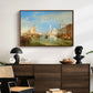 Venice: The Dogana and San Giorgio Maggiore, 1834 - Floater Framed Canvas Print