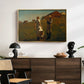 A Temperance Meeting, 1874 - Floater Framed Canvas Print