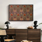 Snakeshead - Red/Cumin, c. 1876 - Floater Framed Canvas Print