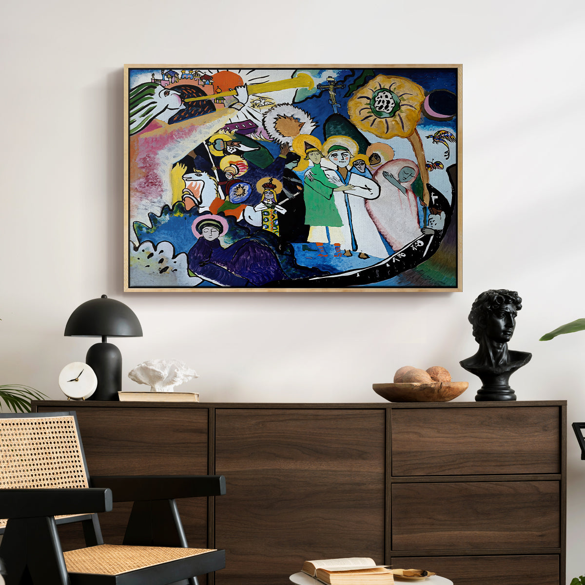 All Saints Day I, 1911 - Floater Framed Canvas Print