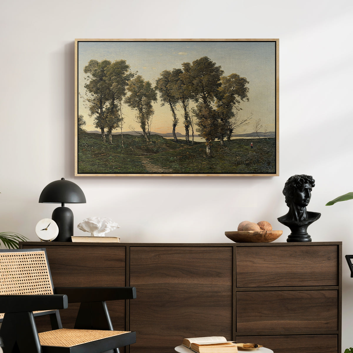 Autumn Evening, 1894 - Floater Framed Canvas Print