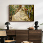 Sewing the Sail, 1896 - Floater Framed Canvas Print