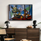 Still Life with Bull's Skull, 1939 - Floater Framed Canvas Print