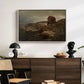 A Fisherman's Home, Lillesand, 1858 - Floater Framed Canvas Print