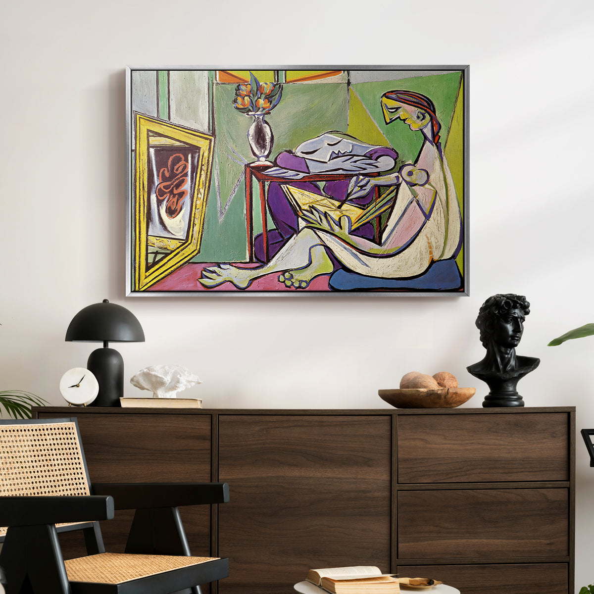 The Muse, 1935 - Floater Framed Canvas Print