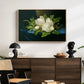 Giant Magnolias on a Blue Velvet Cloth, c. 1890 - Floater Framed Canvas Print