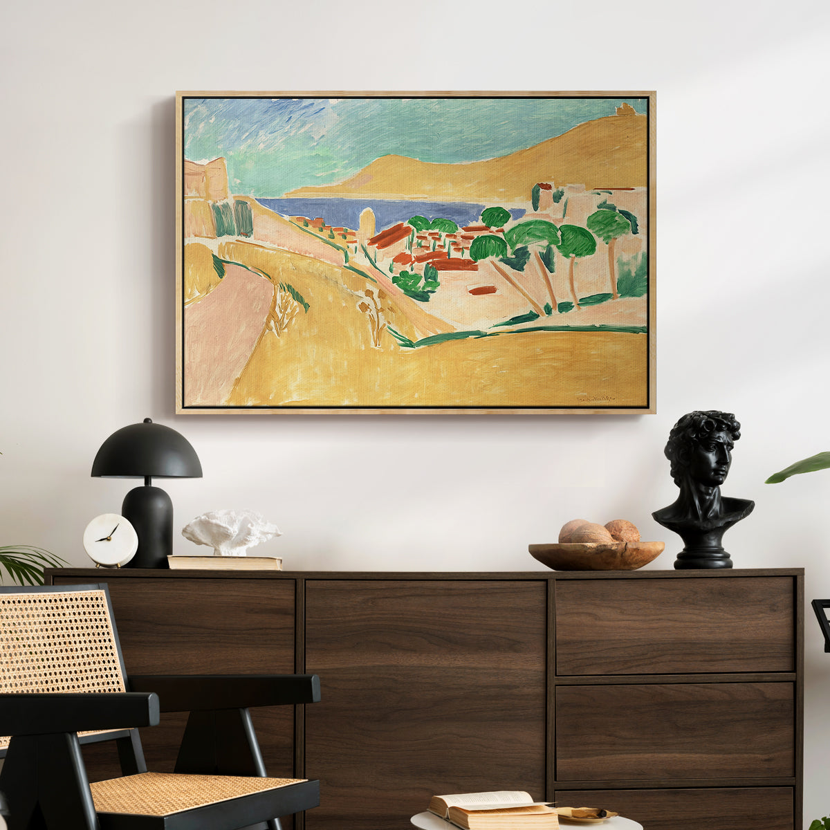 Collioure in August, c. 1911 - Floater Framed Canvas Print