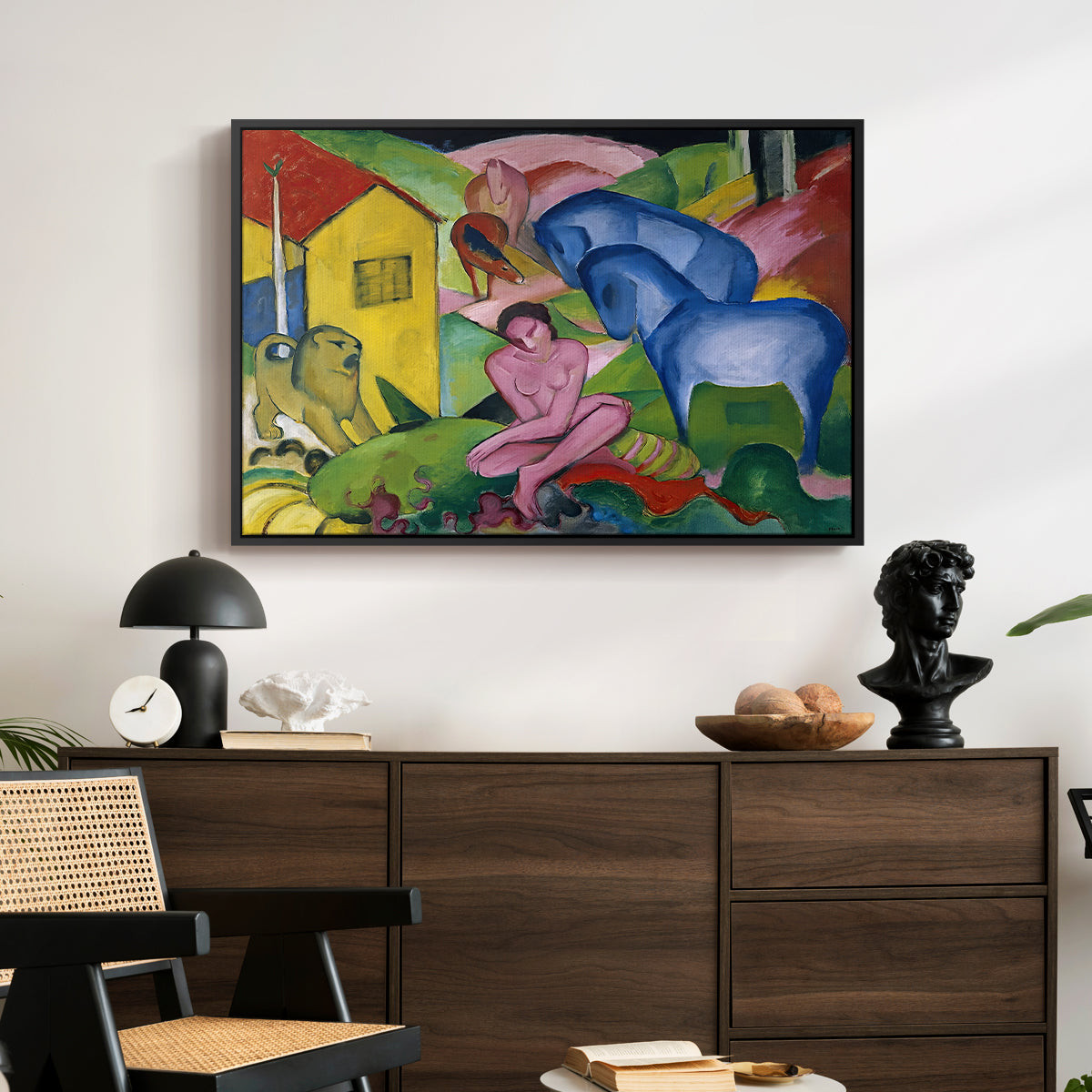 The Dream, 1912 - Floater Framed Canvas Print
