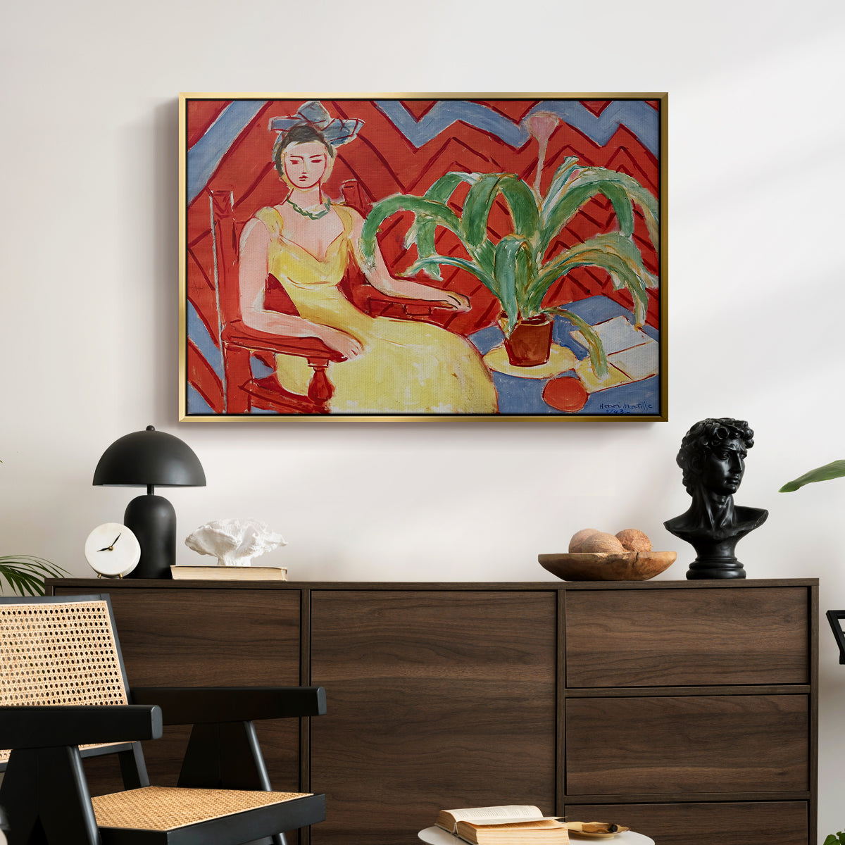 Michaella, 1943 - Floater Framed Canvas Print
