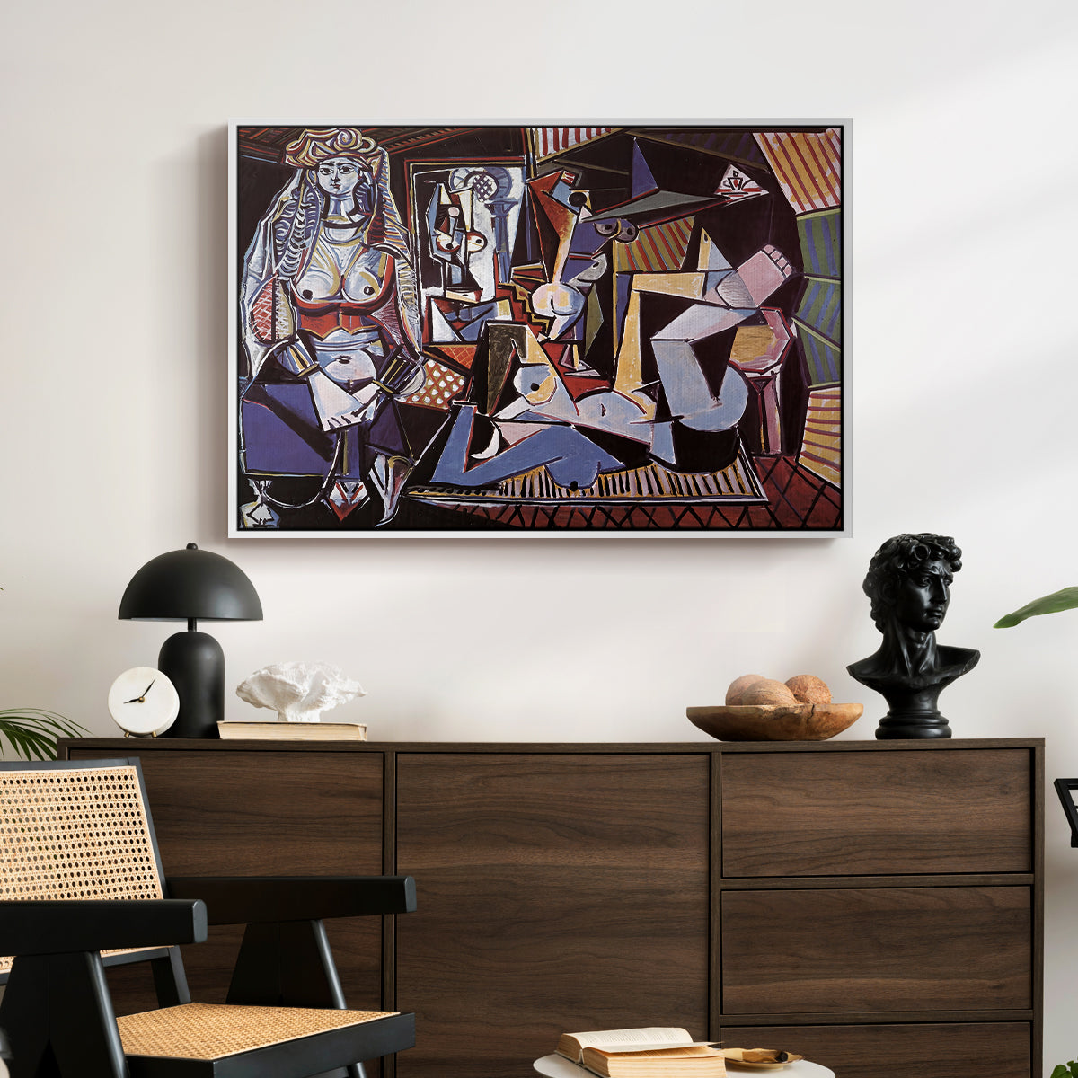 Women of Algiers (Version O), 1955 - Floater Framed Canvas Print