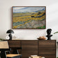 Enclosed Field with Ploughman, 1889 - Floater Framed Canvas Print