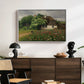Farmhouse with Meadow Flowers, 1909 - Floater Framed Canvas Print