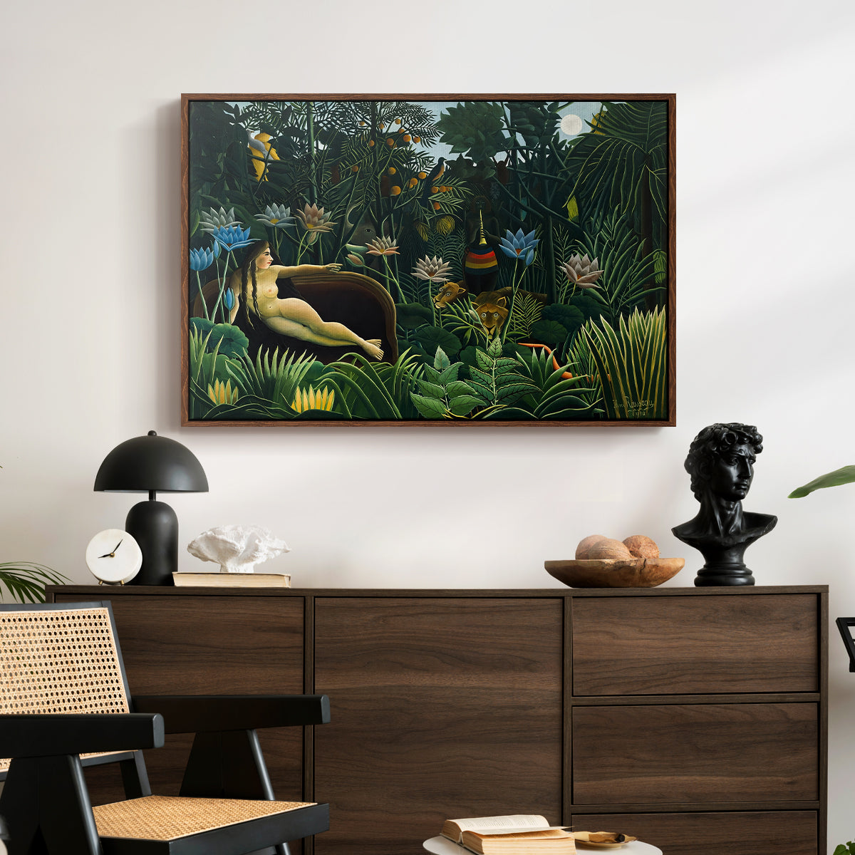 The Dream (Le Rêve), 1910 - Floater Framed Canvas Print