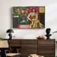 Seated Woman with a Vase of Amaryllis, 1941 - Floater Framed Canvas Print