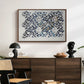 Watercolour for Printed Fabric Design: Wey, c. 1882-1883 - Floater Framed Canvas Print