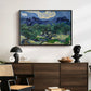 Olive Trees with the Alpilles in the Background, 1889 - Floater Framed Canvas Print