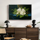 Giant Magnolias on a Blue Velvet Cloth, c. 1890 - Floater Framed Canvas Print