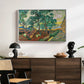 The Garden of Saint-Paul Hospital, 1889 - Floater Framed Canvas Print