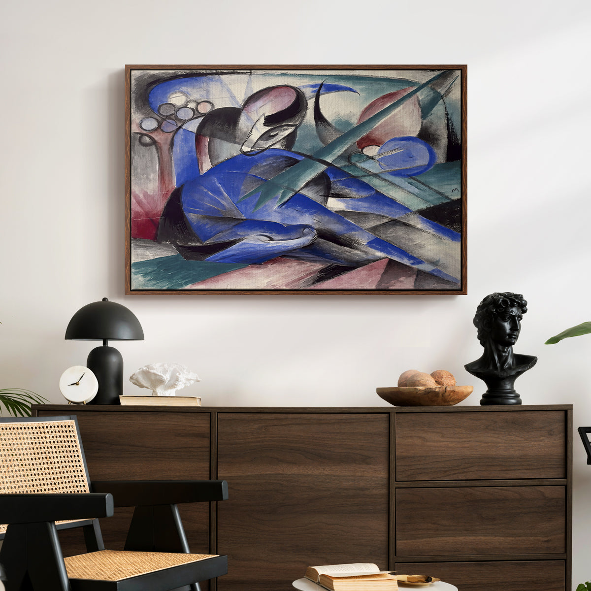 Dreaming Horse, 1913 - Floater Framed Canvas Print