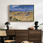 Wheat Field with Reaper, Auvers, 1888 - Floater Framed Canvas Print