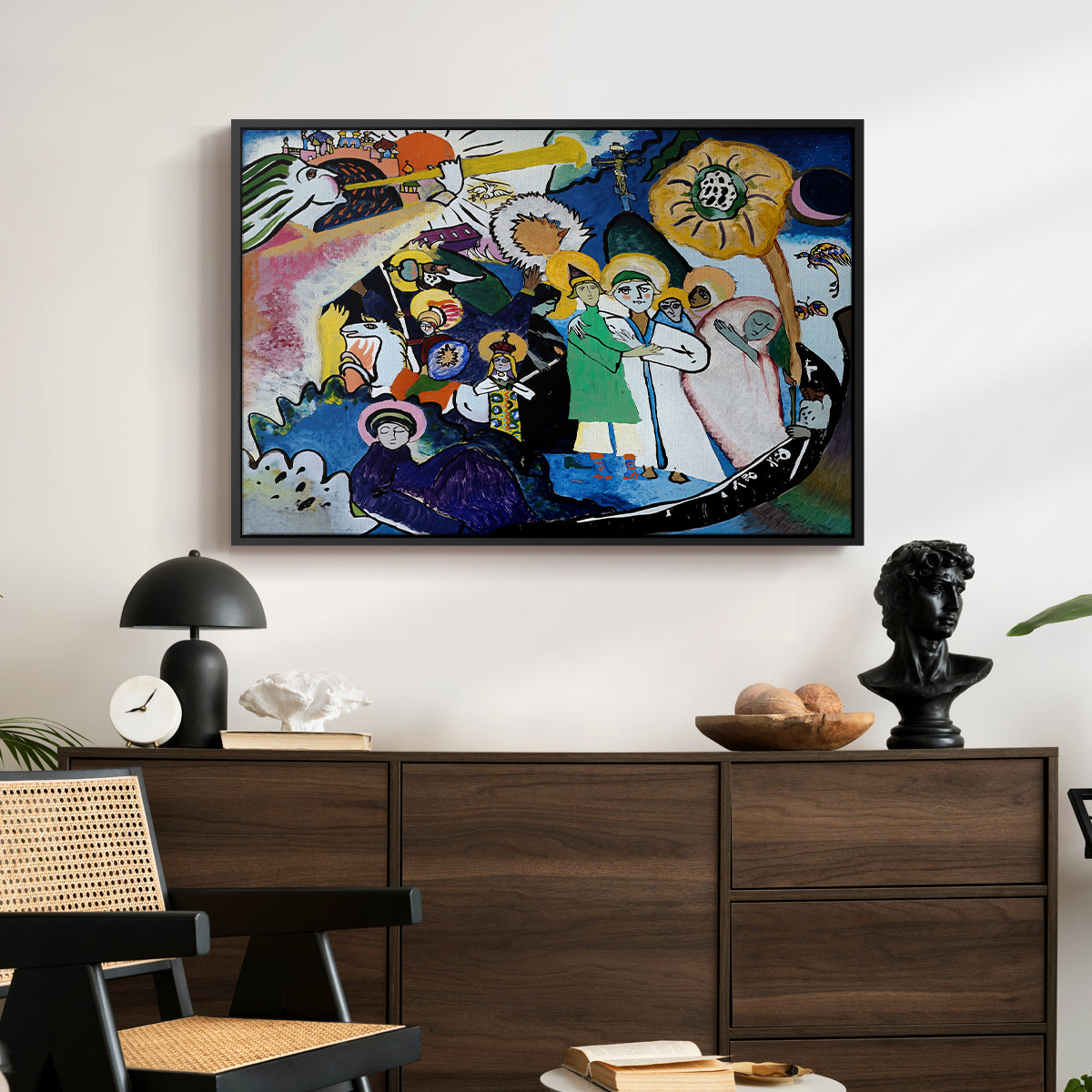 All Saints Day I, 1911 - Floater Framed Canvas Print