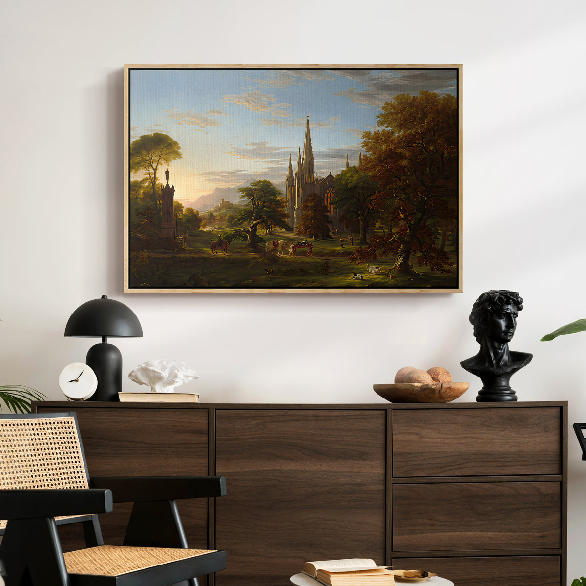 The Return, 1837 - Floater Framed Canvas Print