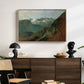 The Dachstein from the Plassen near Hallstatt, 1827 - Floater Framed Canvas Print