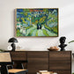 Stairway at Auvers, 1890 - Floater Framed Canvas Print