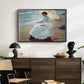 Clotilde on the Beach, 1904 - Floater Framed Canvas Print
