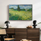 Green Wheat Field with Cypress, 1889 - Floater Framed Canvas Print