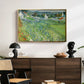 Vineyards at Auvers, 1890 - Floater Framed Canvas Print