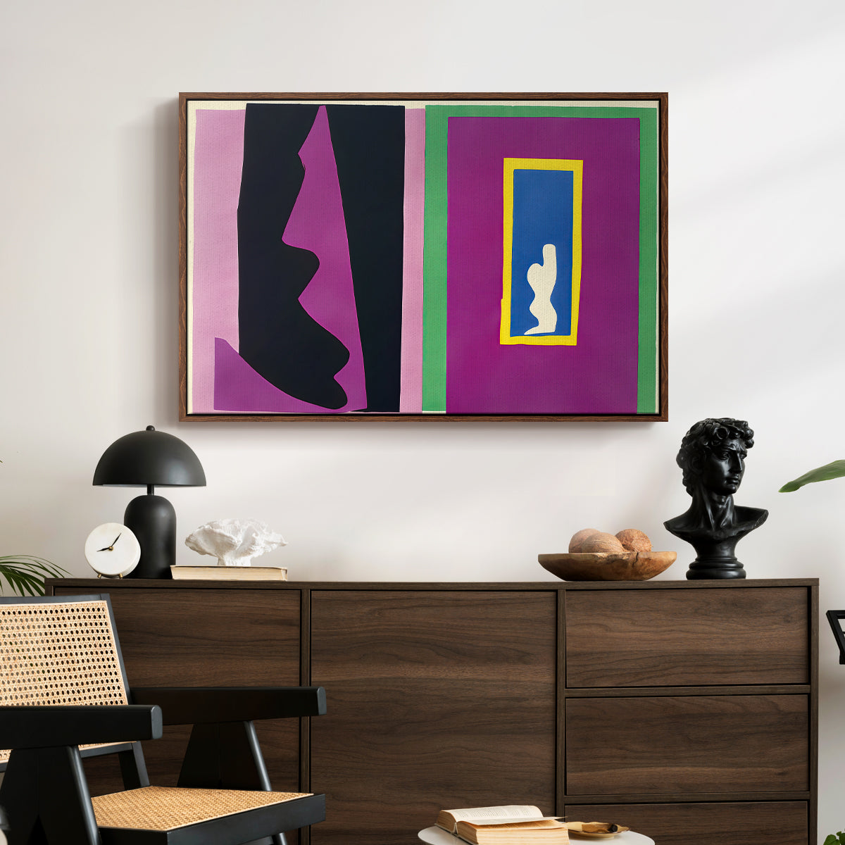 Destiny (Le destin), from Jazz, 1947 - Floater Framed Canvas Print