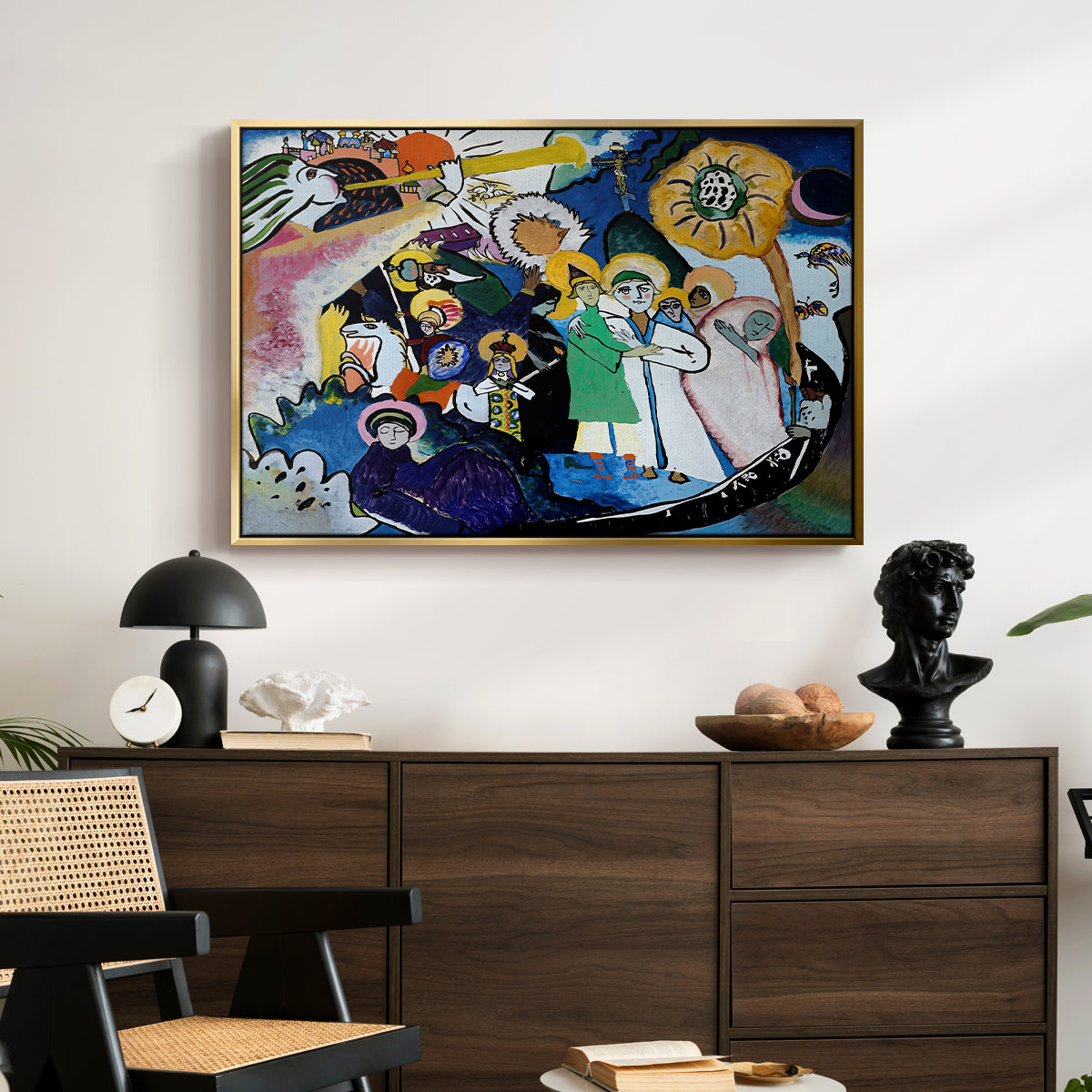 All Saints Day I, 1911 - Floater Framed Canvas Print