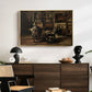 The Studio of Ferdinand De Braekeleer I, Father of the Painter, c. 1873-1885 - Floater Framed Canvas Print