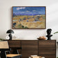 Wheat Field with Reaper, Auvers, 1888 - Floater Framed Canvas Print
