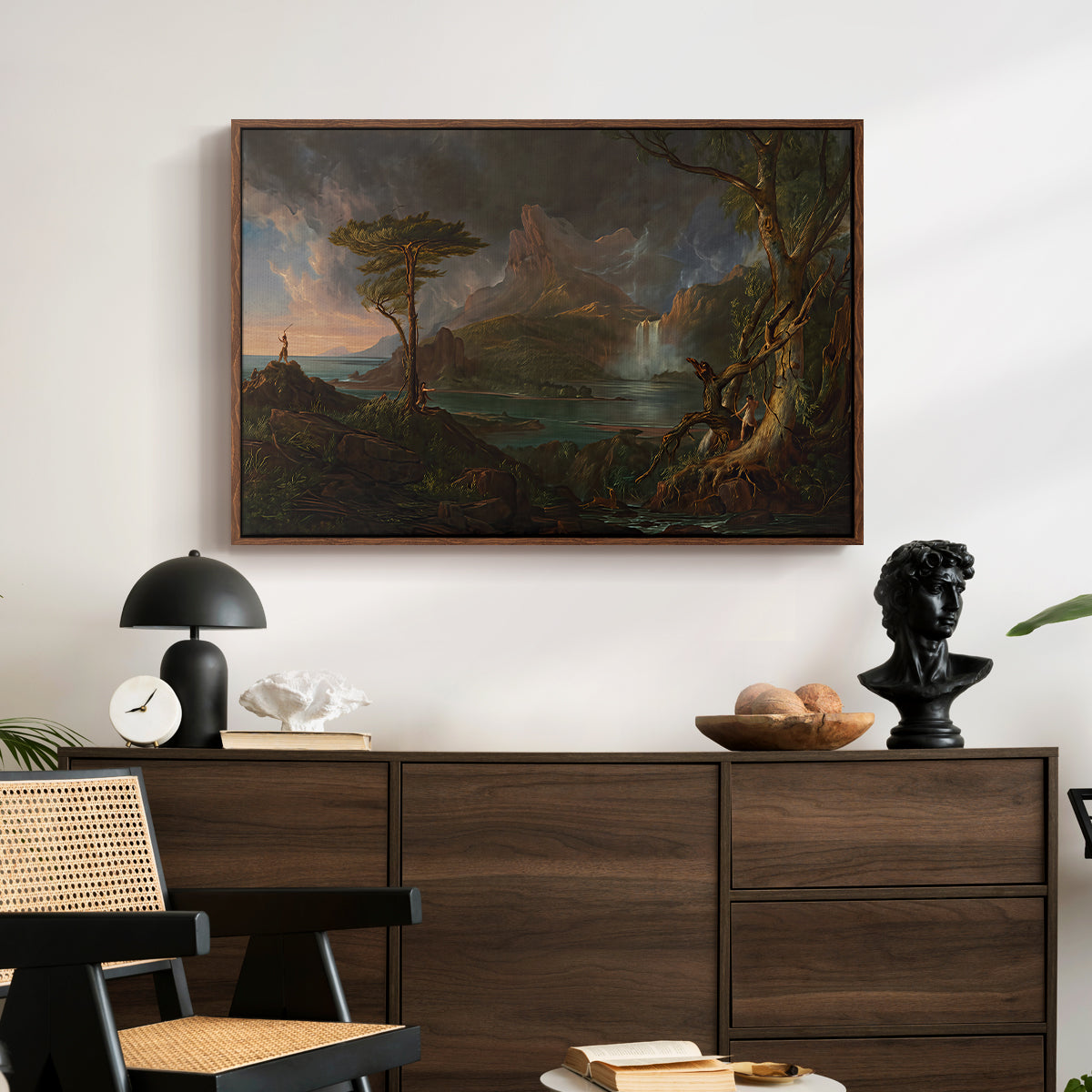 A Wild Scene, 1831-1832 - Floater Framed Canvas Print