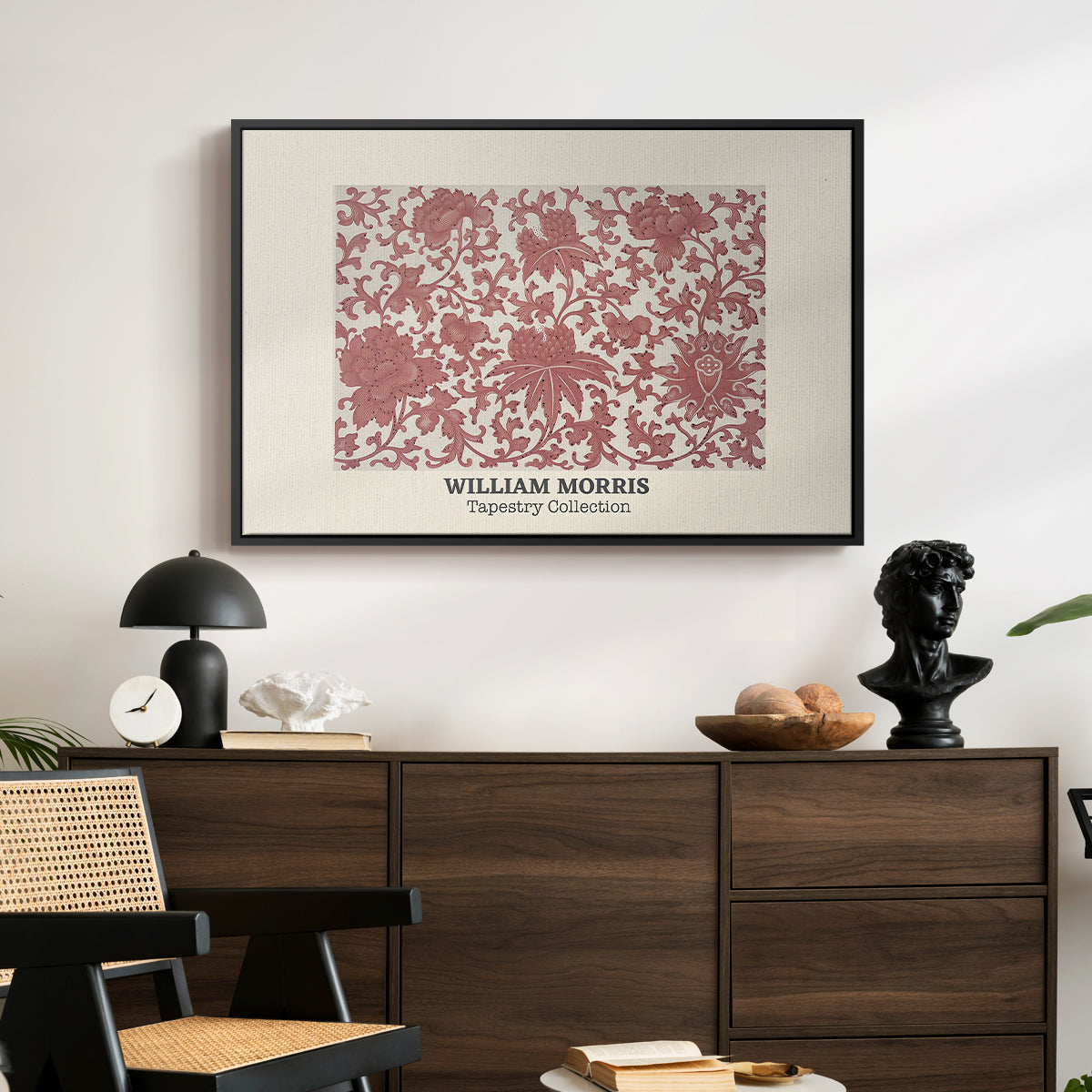 Examples of Chinese Ornament, Pl. XCIII (Morris Inspired), 1867 - Floater Framed Canvas Print