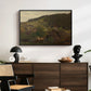 Landscape from Ebersteinburg in Baden, 1876 - Floater Framed Canvas Print