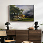 The Harvest Wagon (Der Heuwagen), c. 1850 - Floater Framed Canvas Print