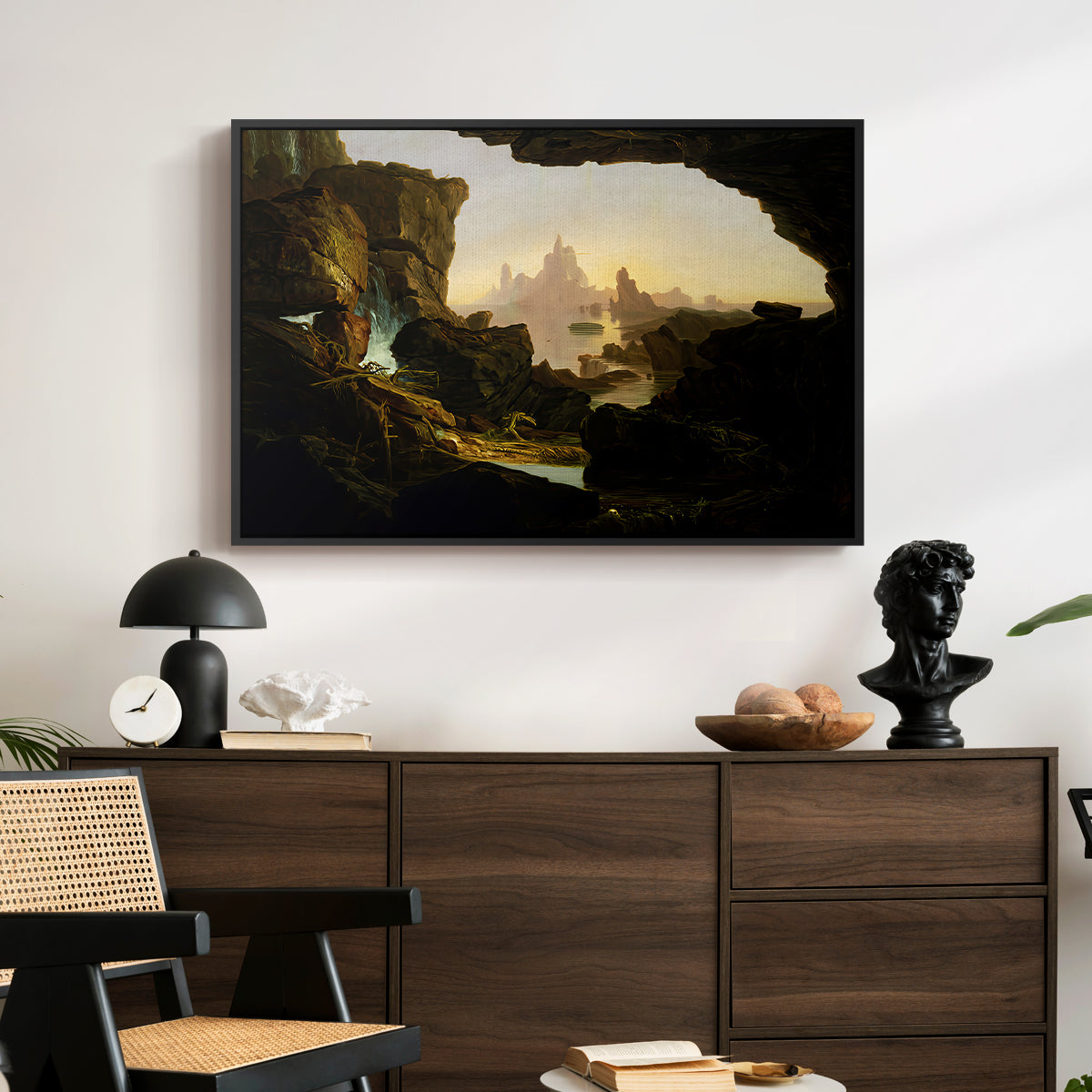 The Subsiding of the Waters of the Deluge, 1829 - Floater Framed Canvas Print