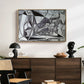 Goat's Skull, Bottle and Candle, 1952 - Floater Framed Canvas Print