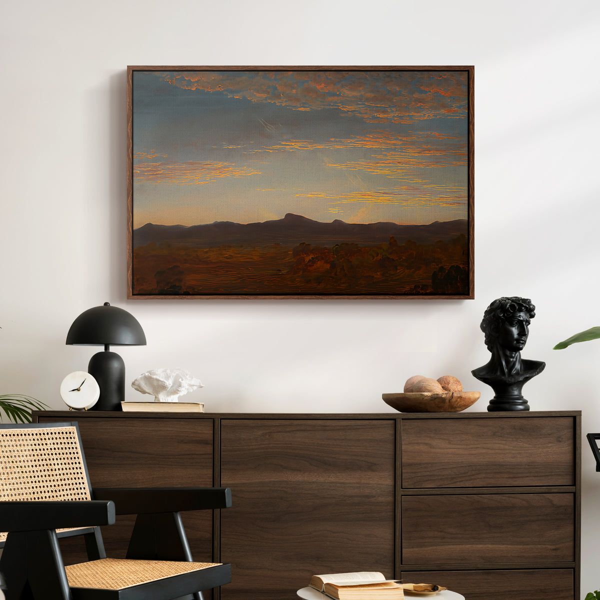 Study for "Catskill Creek", c. 1844-1845 - Floater Framed Canvas Print