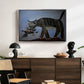 Cat Catching a Bird, 1939 - Floater Framed Canvas Print