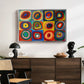 Color Study: Squares with Concentric Circles, 1913 - Floater Framed Canvas Print