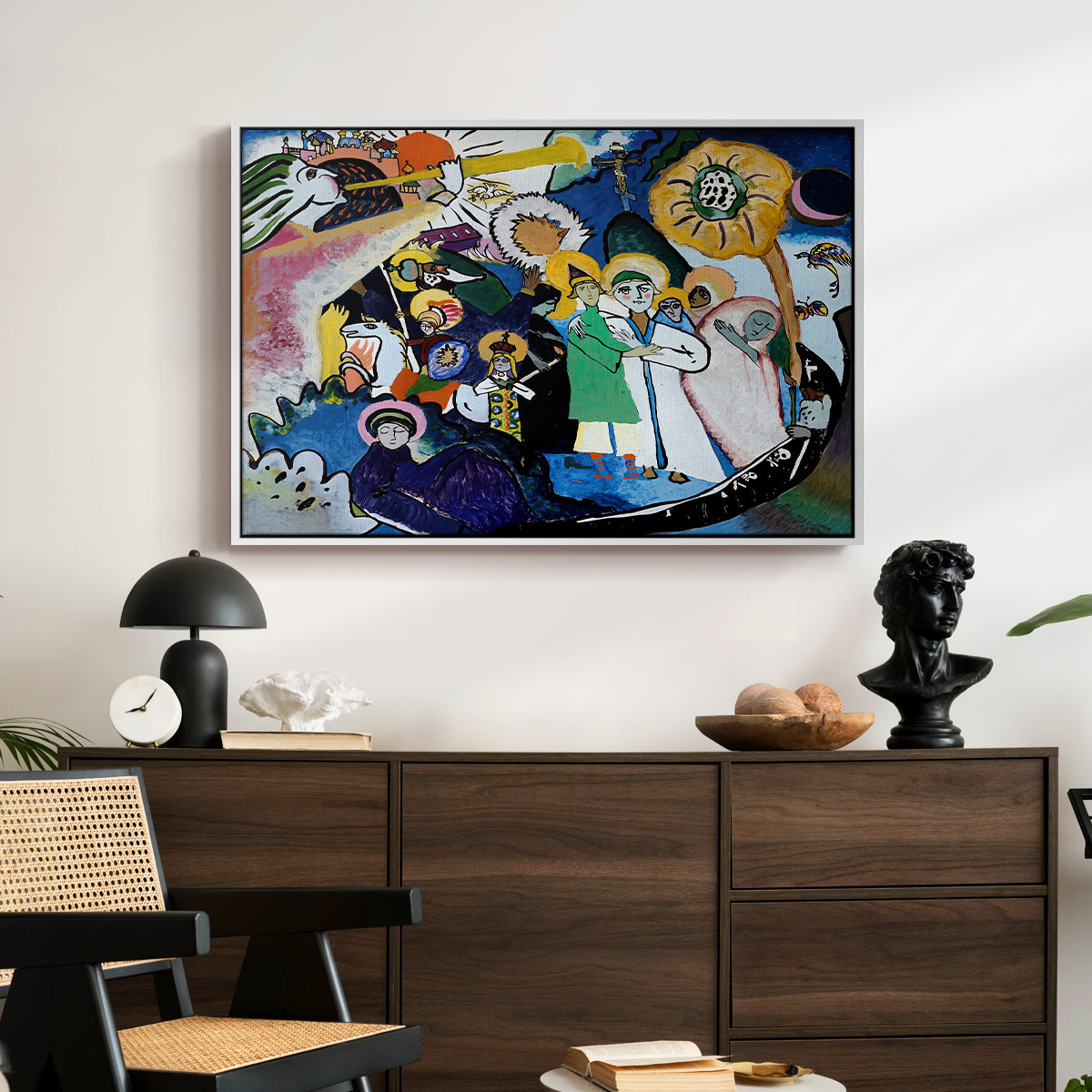 All Saints Day I, 1911 - Floater Framed Canvas Print