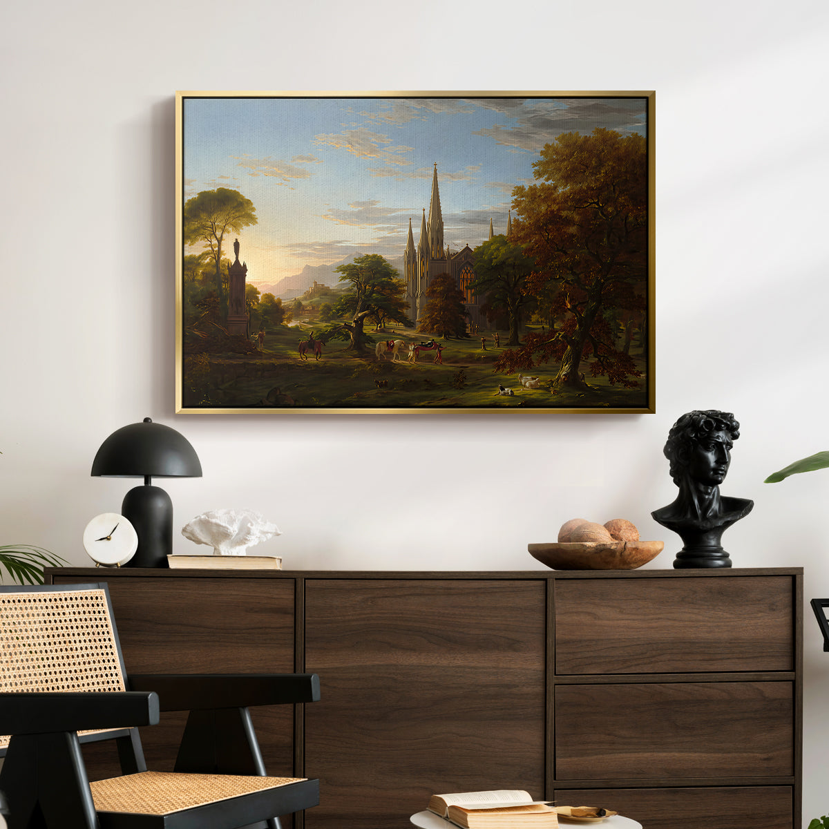 The Return, 1837 - Floater Framed Canvas Print